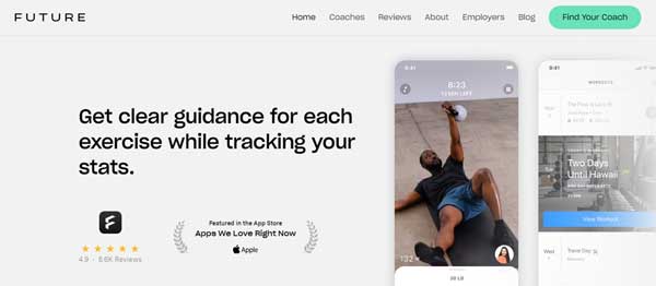 Future Fitness app